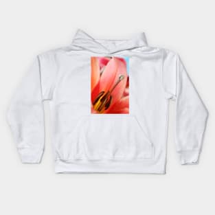 Lilium  'Satisfaction'  Lily  Orienpet Hybrid Kids Hoodie